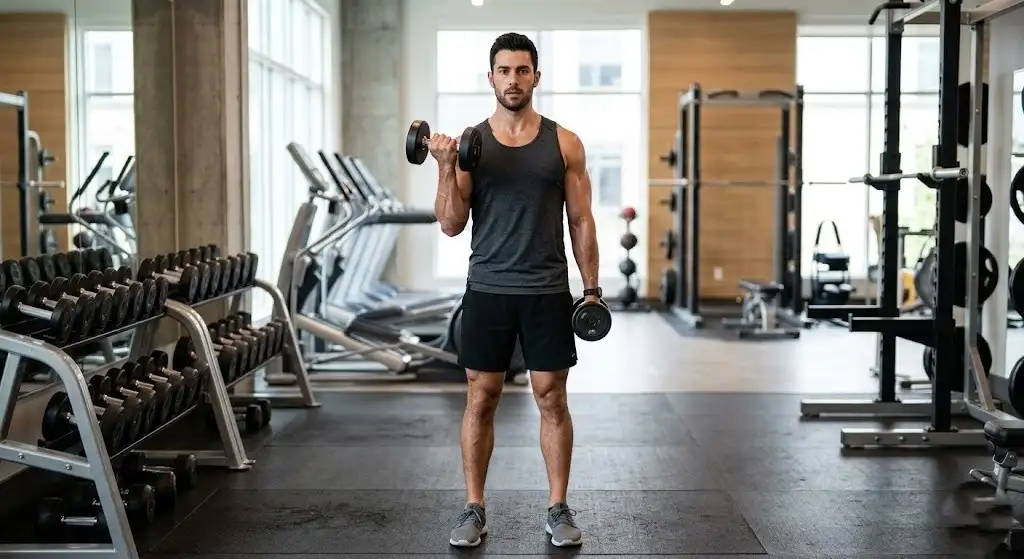 Proper dumbbell exercise form tutorial — strength training guide