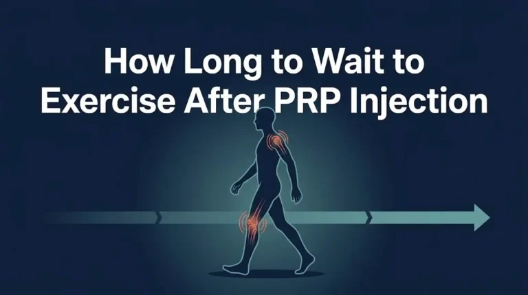 How Long to Wait to Exercise After PRP Injection